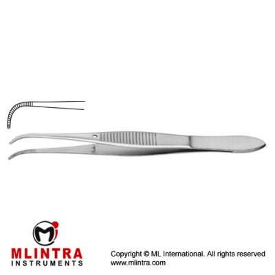 Graefe Eye Dressing Forcep Stainless Steel, 9.5 cm - 3 3/4"  Graefe Eye Dressing Forcep Stainless Steel, 9.5 cm - 3 3/4"